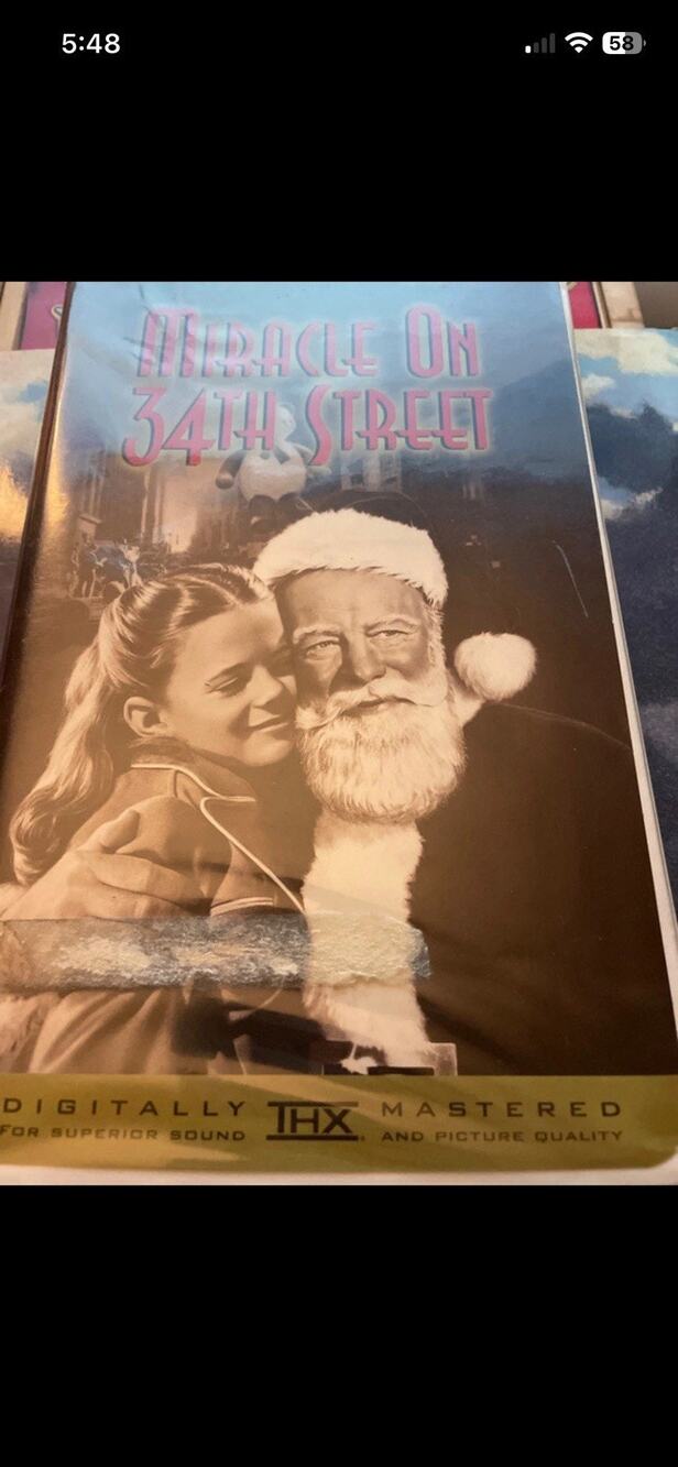 Miracle on 34th Street (VHS, 1997, 50th Anniversary Edition)